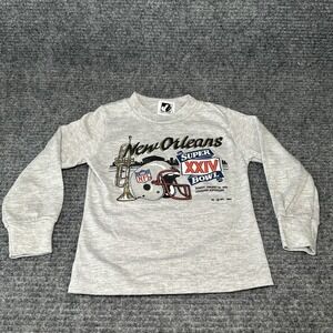 Vintage Rare Shirt Sz 2t Of Super Bowl XXIV Superdome 1990 49ers Vs‎ Broncos
